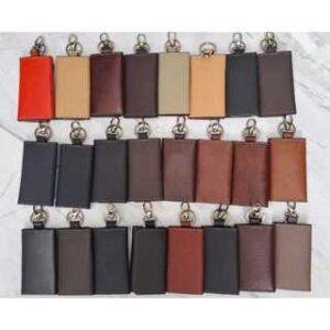 ALEIC Gantungan Kunci Kulit - Keychain (Polos) - Kulit Asli - Leather Key Chain