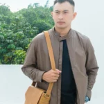 CAKRA Tas Slempang Kulit Pria - Tas Kulit Pria - Fashion Kulit Bogor - Leather Bag
