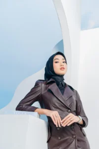 ALIVA A Coat Kulit Wanita Premium - Jaket Kulit Wanita - Fashion Kulit Bogor - Leather Woman JAcket
