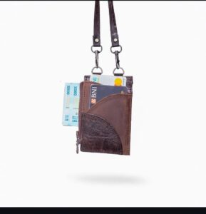 ASOKA ID Card - Nametag Holder - Kulit Misel Premium - Kulit Asli - Fashion Kulit Bogor