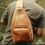 CRONOS Tas Punggung Kulit - Men's Crossbag - Tas Kulit Pria - Fashion Kulit Bogor