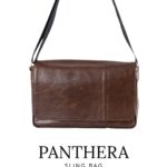 PANTHERA Tas Messenger Kulit - Tas Slempang Kulit - Fashion Kulit Bogor